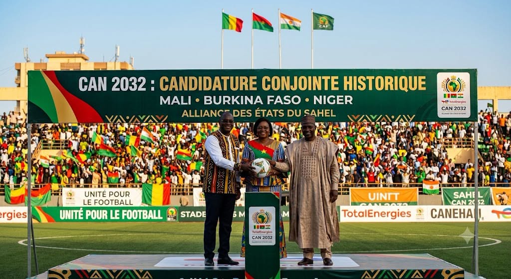 CAN 2032 : la candidature commune de l'AES officiellement actée par la CAF