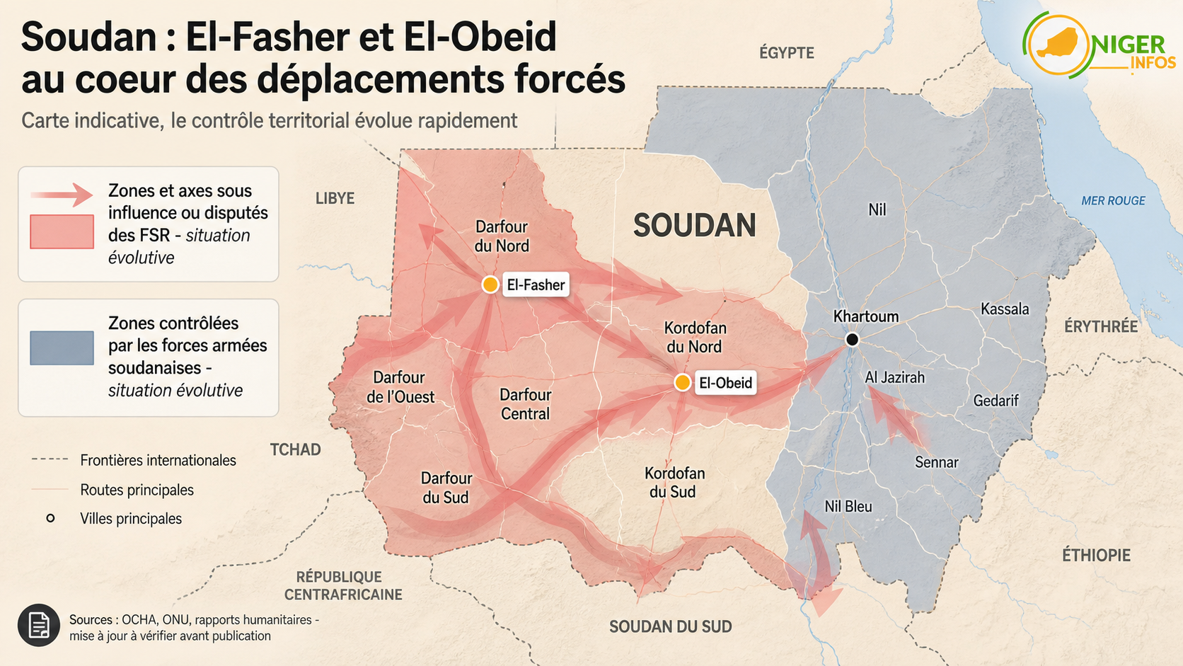 Soudan : l'ONU documente un génocide à El-Fasher, El-Obeid menacée du même sort dans l'indifférence des grandes puissances