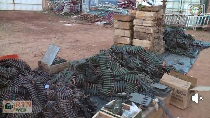 Niger : la RTN dévoile l'arsenal saisi au BSR-COS après la mutinerie de la base 101