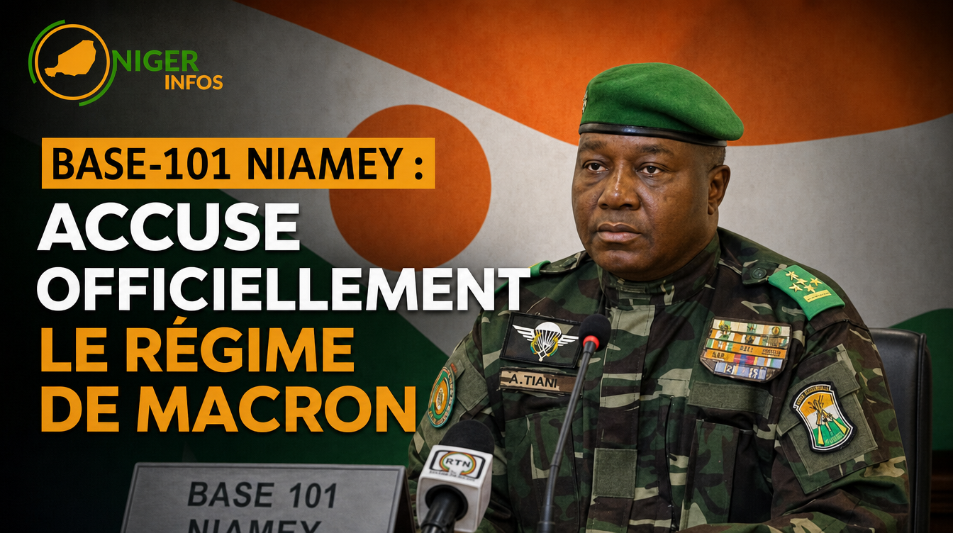 Base 101 : Niamey accuse officiellement le régime de Macron